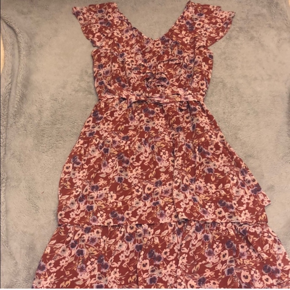 Beautiful LC Lauren Conrad tiered boho Maxi dress
